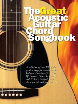 cover image of The Great Acoustic Guitar Chord Songbook